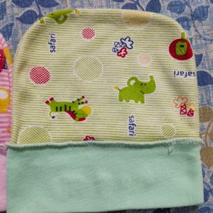 0-3 Month Baby Shrit & Cap