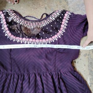 Purple Ethnic Gown