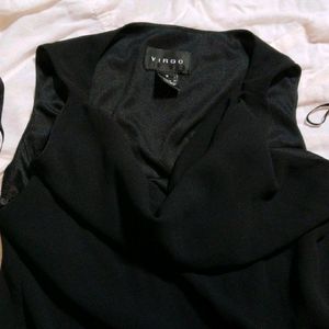 Virgo Black Party Dress