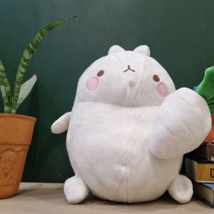 MOLANG RABBIT PLUSH TOY WITH REDDISH