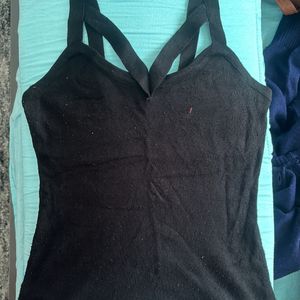 Black Sleeveless Top