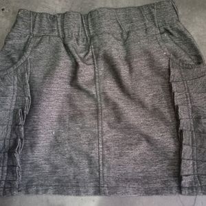 Charcoal Mini Skirt For Women