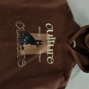 WARM CHOCOLATE BROWN HOODIE UPPER