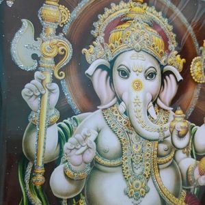 #New# Lord Ganesha 3 High Quality Photo Frame