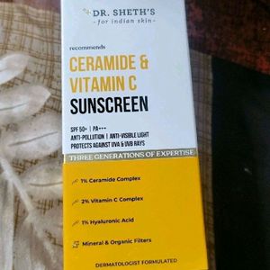 Dr Seth Sunscreen Spf 50+ New Sealed No Coin 80 G