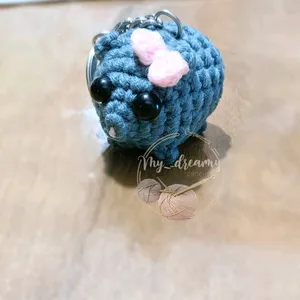 Amigurumi Hamster Keychain/charm(1)