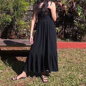 maxi dress black colour