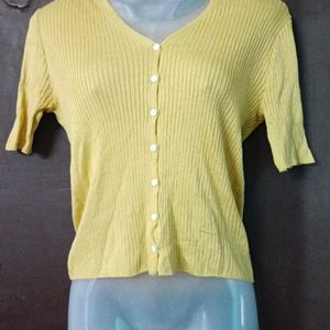 Yellow Crop Top