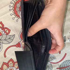 Premium Women Black Wallet