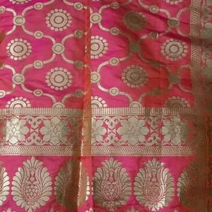 Silk Kurta With Banarsi Design Dupatta