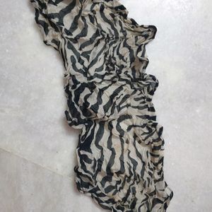 Zebra Print Scarf