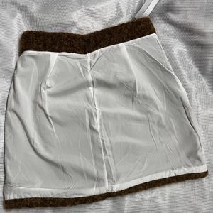 Brown High Rise Skirt (winter)