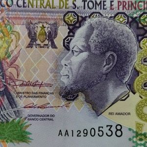 🔥Rare Sao Tome Principe 5000 Dobras UNC Note🔥