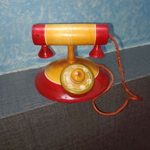 Wooden Telephone- Very Unique (Use as home decor or kids toy)