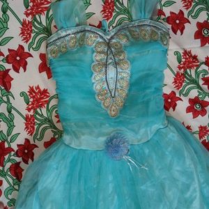 Sky Blue Princess Gown For Girls