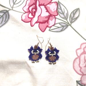 Owl Beaded Earrings