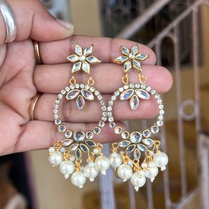 New White Pearl Earrings