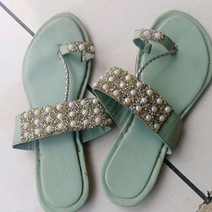 Mint Green Women's Flat