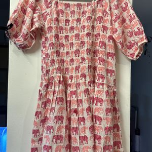 Elephant Printed Dress