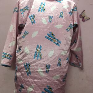 Pink Night Dress Shirt