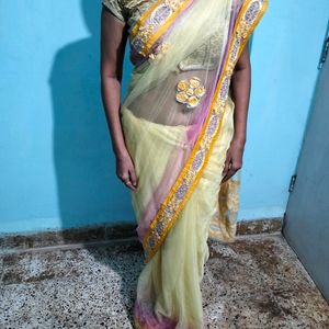 SALE🥳Net Saree 💛only Sare