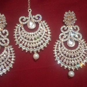 Mangtika & Earrings