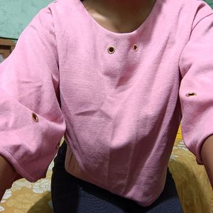 Baby Pink Stylish Top