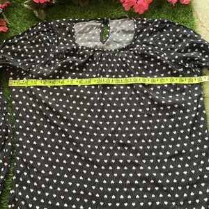 Polka Dotted Hip cover Top