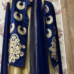 Heavy Embroidered Jacket Gown For Beautiful Girls.