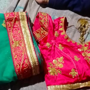 Bridal Lahnga Choli With Dupaatta  REDIMADE