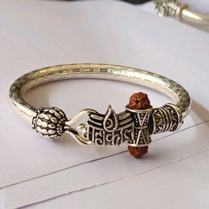 Silver Gents Bracelet (Mahakal)