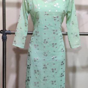 Beautiful Light Green Kurti