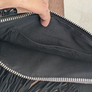 Black Zara Stylish Bag/ A Big Wallet