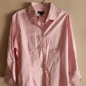 Korean Oversized Pink Shirt Formal (Women)