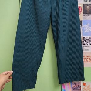 Green Plazzo Pants