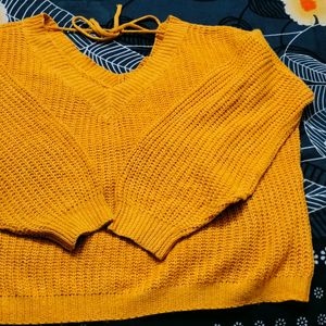 Mustard Yellow Crop Top