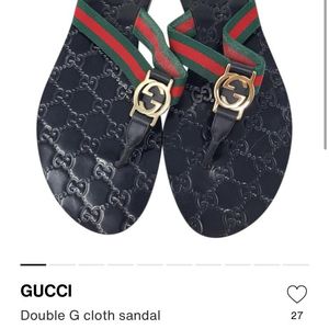 39’s Gucci Double G sandals