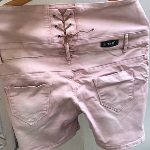 Women Peach Color Shorts