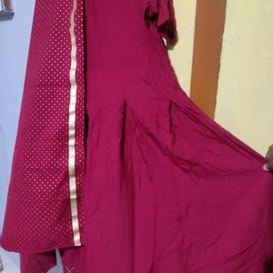 New Round Kurti With DUPATTA