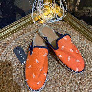 Nuatica Orange Flats Loafer