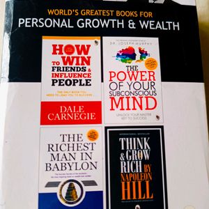 Personal Growth And Wealth related 4 Books