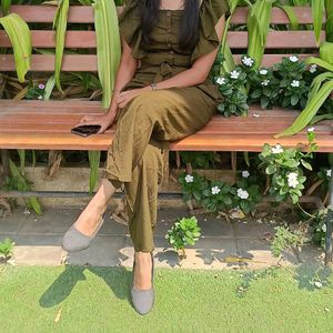 Olive Green Jumpsuit