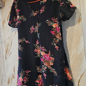 Here&Now Black A Line Dress