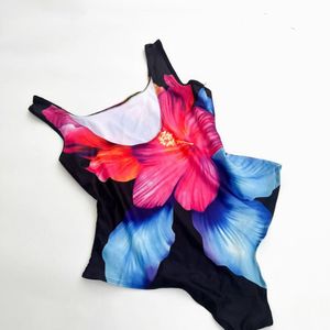 Floral printed swimsuit