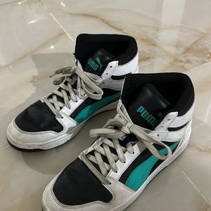 Puma White Sneakers | Ankle Edition