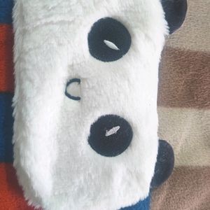 Panda Fur Pouch For Kids