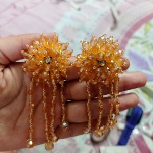 Price Drop 😱Yellow Crystal Earrings