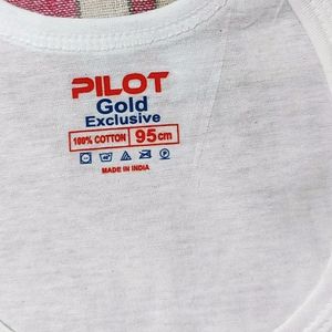 Waist Coat+New Pilot Gold Vest(Baniyaan)