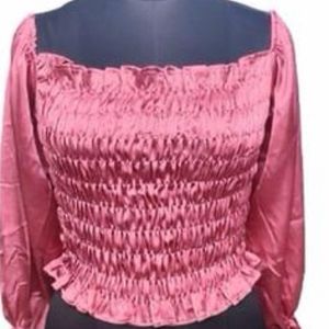 Crop Top, Rose Colour ,Party Wear