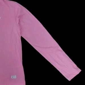 Abof Light Pink Full Hands T-Shirt